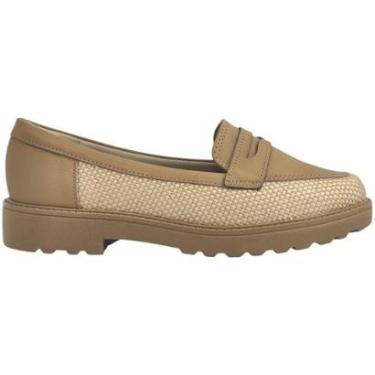 Imagem de Sapato Feminino Mocassim Casual Dia a Dia Passeio Trabalho Calce Fácil Ultra Conforto M...