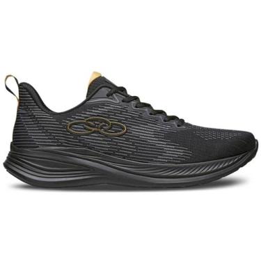 Imagem de Tênis Esportivo Masculino Caminhada Olympikus Marte 5156 Preto, 44, Pr