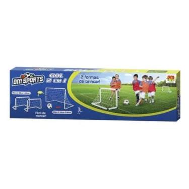 Imagem de Golzinho Bola Futebol Infantil para criança 2 em 1 Dm - Dm TOys