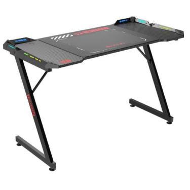 Imagem de Mesa Gamer Redragon GD-1104E-L RGB Fibra De Carbono Em Z Reforçada C/M