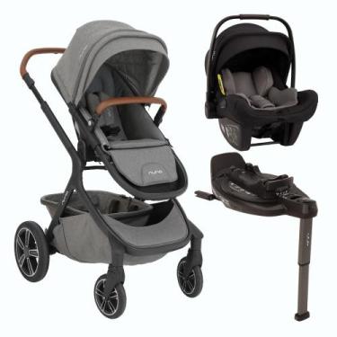 Imagem de Carrinho Nuna Demi Grow e PIPA Next com Base Curv isofix 360
