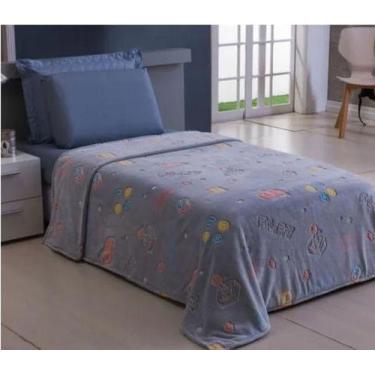 Imagem de Manta Cobertor Infantil Brilha No Escuro Andreza 1,50 X 2,2 - OLIVEIRA