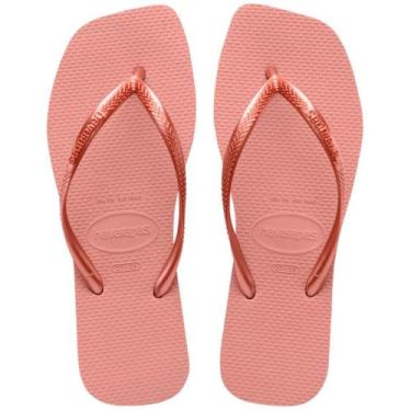 Imagem de Chinelo Havaianas Slim Square Bico Quadrado Original Várias Cores, 37/