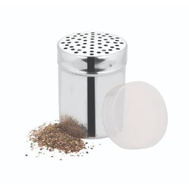 Imagem de Porta Condimento em Aço Inox e Plástico 6x8cm - Dolce Home