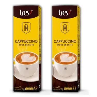 Imagem de Combo com 20 unidades Cápsulas de Café Cappuccino Doce de Leite 3 Três