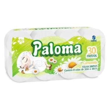 Imagem de Papel hig. paloma perfum camomila c/8 ro