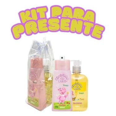 Imagem de Kit Cheirinho De Bebê (Sabonete+Colônia) Rosa 200/250ml Ch.Bebe Kanitz