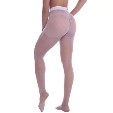 Imagem de Meia calça feminina lupo fio 15 classica 5760, GG, Branco