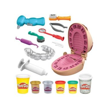 Imagem de Massinha Play-Doh Brincando de Dentista Hasbro - com Acessórios