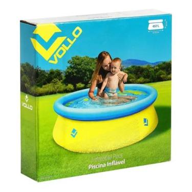 Imagem de Piscina Inflável Infantil 457 Litros Vollo 150x41cm Vv17790