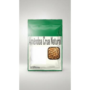 Imagem de Amêndoa Crua Natural 500g - Congratulations Store