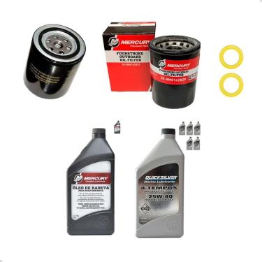 Imagem de Kit Manutenção Com Óleo Mercury 115HP 4 Tempos (100hs)