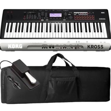 Kit Teclado Casio CT-S200 Vermelho USB 5/8 61 Teclas Completo Com Pedal  Sustain - Teclado Arranjador - Magazine Luiza