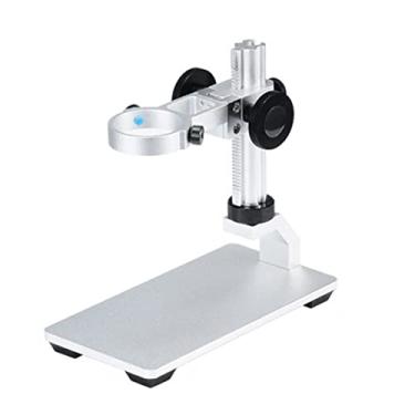 Imagem de Adaptador de microscópio G600 Suporte de liga de alumínio para microscópios USB Acessórios de microscópio (Cor: suporte de alumínio)
