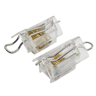 Imagem de AXLIZER 2 peças travas de fio cego de bloqueio de cabo e mecanismo de inclinação para persianas venezianas de 25 mm/1 polegada componentes de persianas de janela