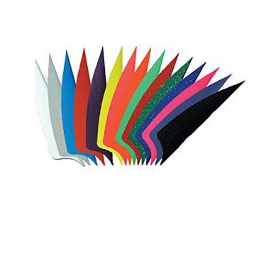 Imagem de Bohning Palhetas X-corte escudo de 5,7 cm (pacote com 36), azul acetinado