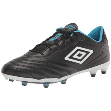 Imagem de Umbro Chuteira de futebol masculina Tocco 3 Pro Fg, Preto/branco/azul, 44