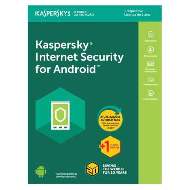 Imagem de Kaspersky Internet Security for Android licença de 1 ano + 1 Licença Grátis - Versão Download