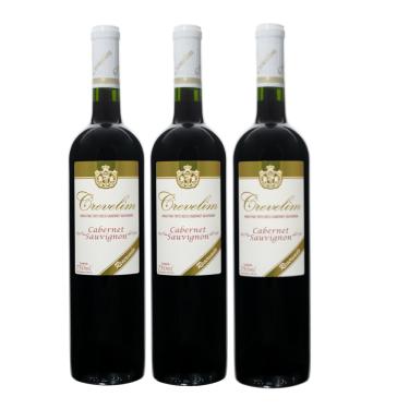 Imagem de Kit 3 Unid Vinho Fino Tinto Seco Cabernet Sauvignon 750ml