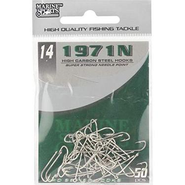 Imagem de Anzol Marine Sports 1971N N°14, Pacote com 50