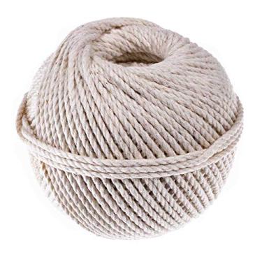 Imagem de Corda Macramé – Corda da Costa Oeste – 100% fio de algodão natural – suprimentos de algodão e macramé – para jardinagem, cozinhar, amarrar, artesanato, acampamento, feixes, #18 - 4oz (1.5mm x 200 feet), 1