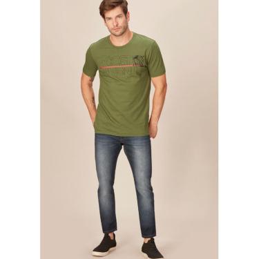 Imagem de Calça Jeans Masculina Acostamento Skinny Azul Médio Tam. 44-Masculino