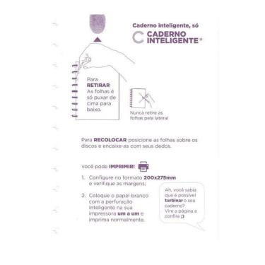 Imagem de Refil Pautado Médio 120G - Caderno Inteligente