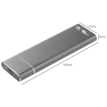 Imagem de Gaveta Case Para SSD M.2 Sata e Nvme USB 3.0 Em Alumínio até 10Gbps KP-HD812