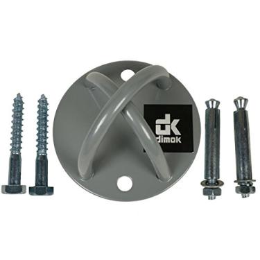 Imagem de dimok Âncora de corda de batalha, suporte de teto para tiras de suspensão, suporte de ioga, balanço, treinador, ioga, trapézio, suporte de parede, âncora para anéis de ginástica, equipamento de boxe,