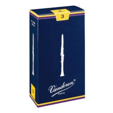 Imagem de Palheta Vandoren Tradicional Nº 3 Para Clarinete Sib