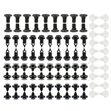 Imagem de DAGIJIRD Pacote com 100 porcas de bloqueio de rebites de empurrar kit de clipes de retenção de corpo de veículo para Toyota para Lexus