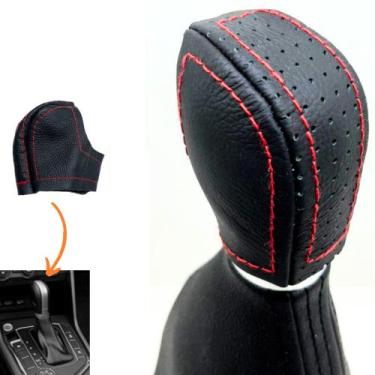 Imagem de Capa Couro Manopla Câmbio Automático Tiguan 2011 2012 2013 2014 2015 2