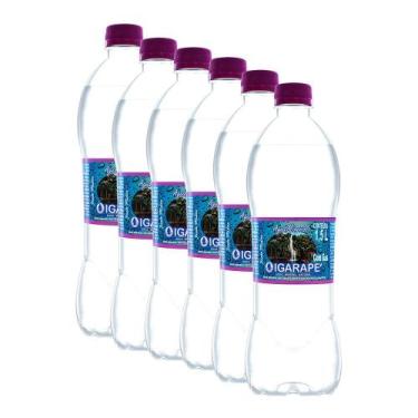 Imagem de Kit 6 Água Mineral Igarapé com Gás 1,5 Litro