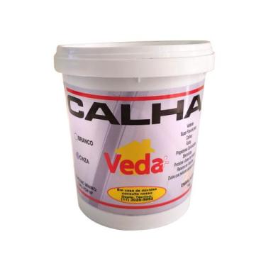 Imagem de Veda Calha Rufos Telhas Vedante Super Flexível 1kg Cinza