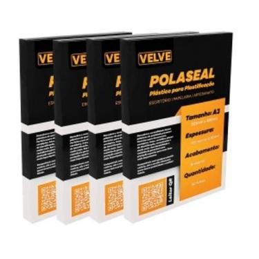 Imagem de Plástico Plastificação A3 Polaseal 200 Folhas Velve