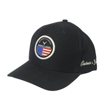 Imagem de Boné Pachecos Brand - 016 black united, Preto, adulto