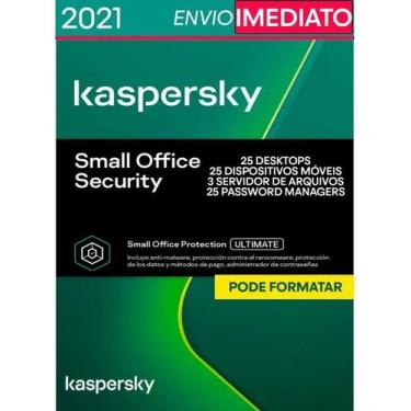 Imagem de Kaspersky Small Office Security 25 Pc + 3 Servidores