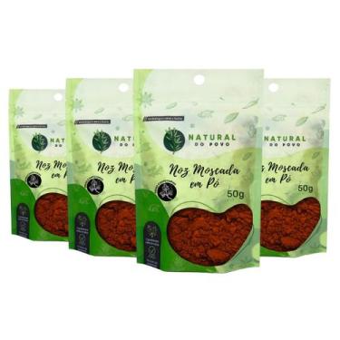 Imagem de Noz Moscada em Pó Gourmet Kit 4 Sabor Autêntico Pouch 50g  - Rocha Saú