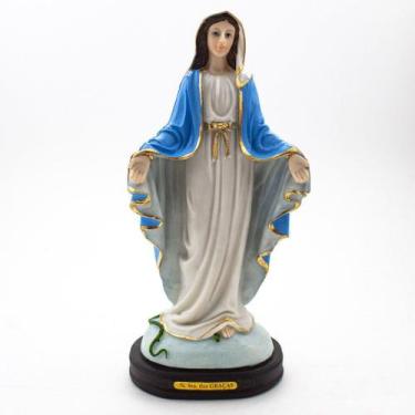 Imagem de Imagem Nossa Senhora das Graças Resina 22 cm - Amém Decoração Religios