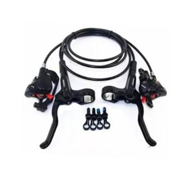 Imagem de Freio Disco Shimano Diant/Tras Hidráulico MT200 Preto