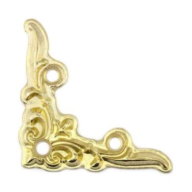 Imagem de Cantoneira Pequena 4 Peças Decoração Acabamento Caixas Bandejas Espelh