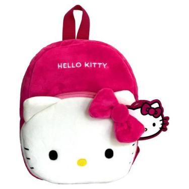 Imagem de Mochila Infantil de Pelúcia Hello Kitty - Candide