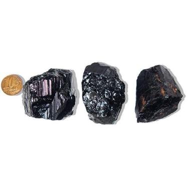 Imagem de 01 Turmalina Preta Pedra Natural 100 a 150g Média 6cm Tipo B - Cristai