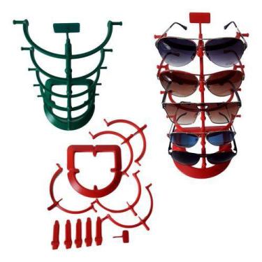 Imagem de 10 Expositor De Óculos Grau Solar Ajustavel Ate 5 Niveis - OEM, Verde