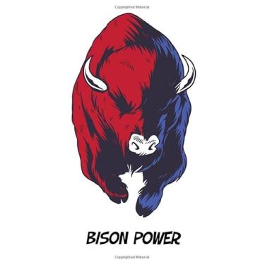 Imagem de Bison Power: Lines pages | Journal, Notebook, sign block sketchbook | 6x9 inches | with 120 pages