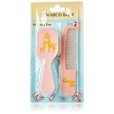 Imagem de Marco Boni Kit Baby Zoo Pente E Escova Girafa 0611 Lilás 2 Itens