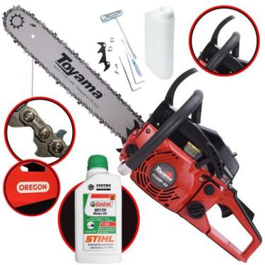 Imagem de Moto Serra Motosserra Á Gasolina Toyama TCS58F-G2 TCS58FG2 2T 55cc 3,2