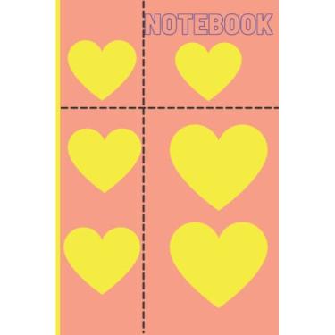 Imagem de notbook: cute notebook for kids and women 6" x 9" inches 120 pages