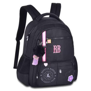 Imagem de Mochila Rebecca Bonbon em Nylon com Bordado RB24548-Feminino
