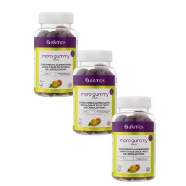 Imagem de Kit 3x Lançamento Moro Gummy Akmos- Antioxidantes+ Saude